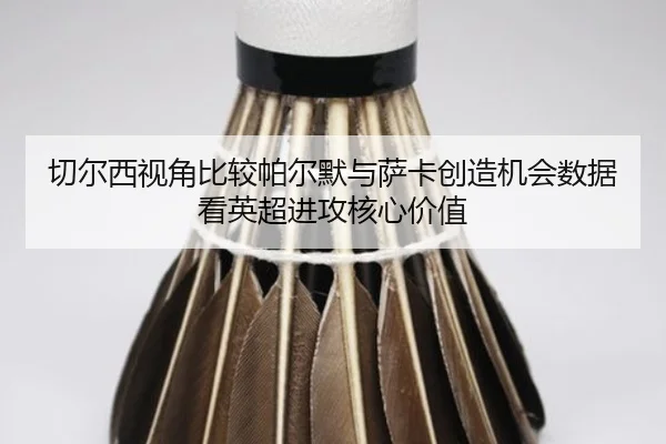 切尔西视角比较帕尔默与萨卡创造机会数据看英超进攻核心价值
